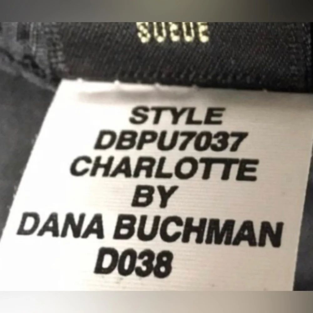 VTG Black Lambskin Leather Charlotte Straight Leg Pants: Size 8P - Picture 5 of 5